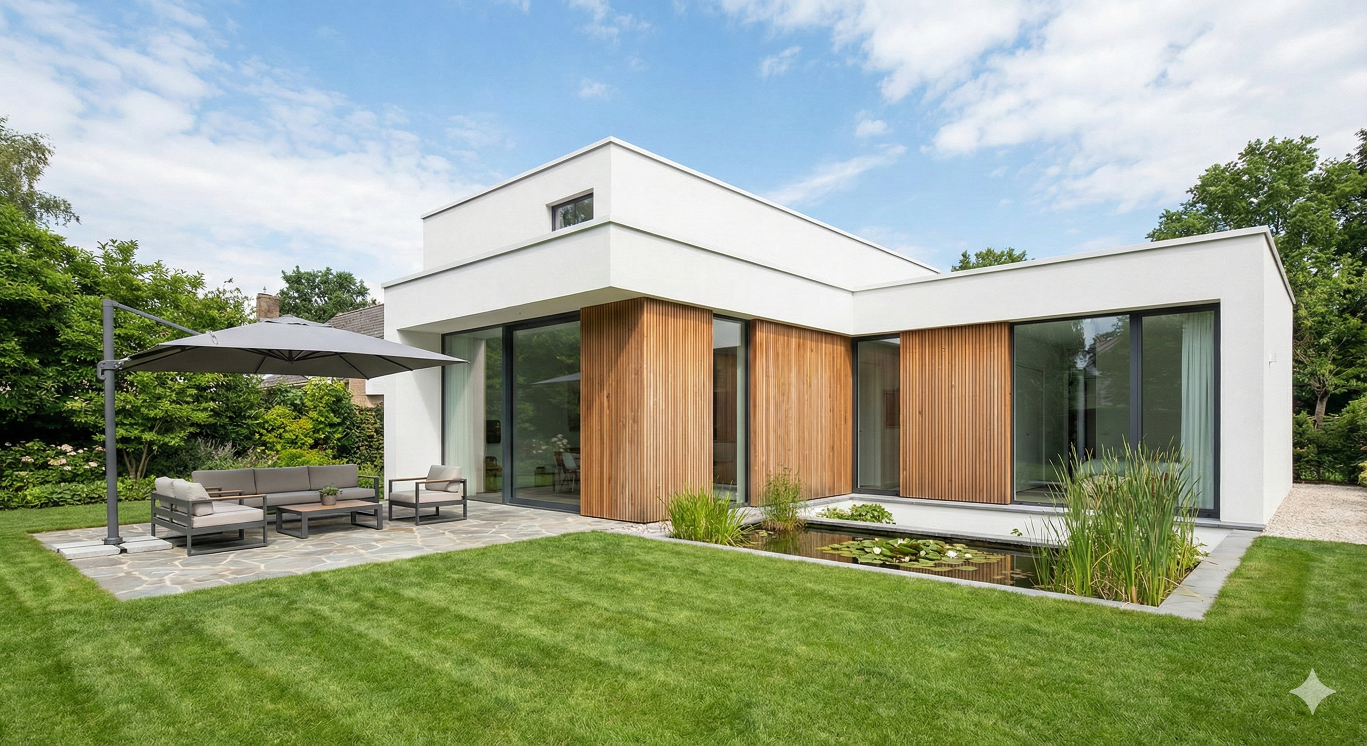 Modern wit huis - Alliso gevelrenovatie